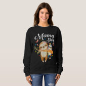 Mama Sloth Autism Awareness Trui (Voorkant volledig)