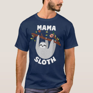 Mama Sloth Matching Family s voor vrouwen T-shirt