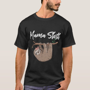 Mama Sloth Pet mama T-shirt
