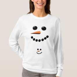 mama sneeuwman en Baby sneeuwman Schattige feestel T-shirt