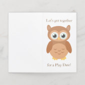 Mama Speel datum uil bellen Afspraakkaart Afsprakenkaart (Buitenkant ongevouwen)