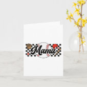 Mama Spel Dag Vibes Moederdag Vrouwen Honkbal Moed Kaart (Gele Bloem)