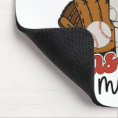 Mama Spel Dag Vibes Moederdag Vrouwen Honkbal Moed Muismat (Hoek)