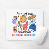 Mama Spel Dag Vibes Moederdag Vrouwen Honkbal Moed Muismat (Met muis)