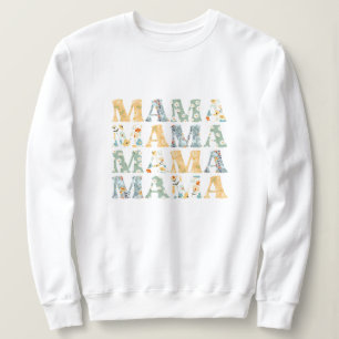 Mama Spring Floral Pullover Sweatshirt voor mam