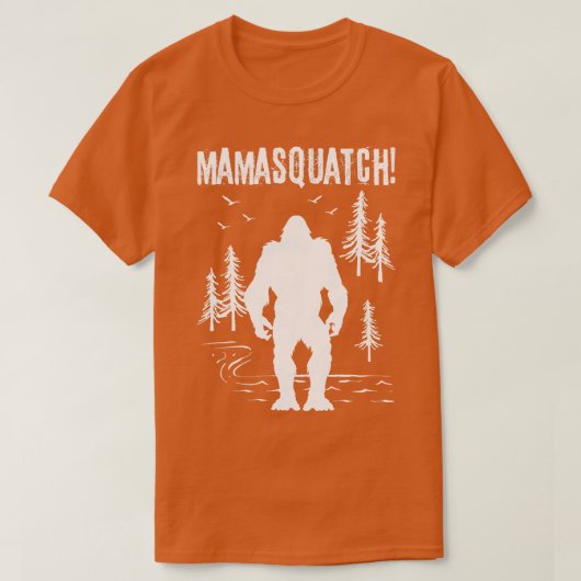 Mama Squatch Bigfoot T-shirt (Design voorkant)