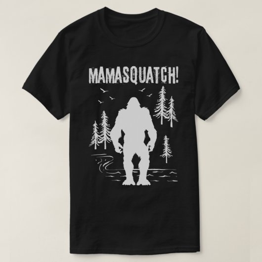 Mama Squatch Bigfoot T-shirt (Design voorkant)