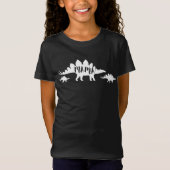 Mama Stegosaurus Dinosaur mam Moederdag Gift T-shirt (Voorkant)