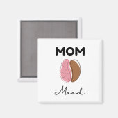 Mama Stemming Koffie Hersen Minimalistisch Ontwerp Magneet (Voorkant / Achterkant)