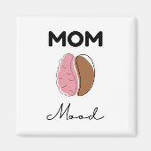 Mama Stemming Koffie Hersen Minimalistisch Ontwerp Magneet (Voorkant)