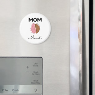 Mama Stemming Koffie Hersen Minimalistisch Ontwerp Magneet