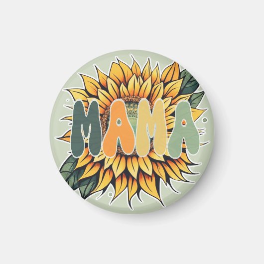 MAMA Sunflower Magneet (Voorkant)