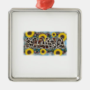 Mama Sunflower Metalen Ornament