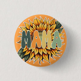 MAMA Sunflower Ronde Button 3,2 Cm