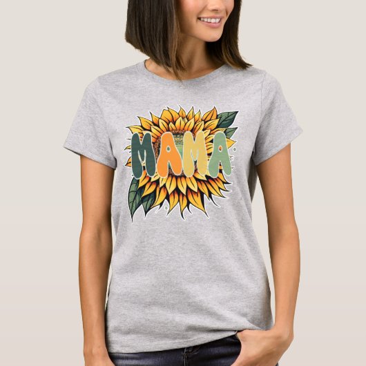 MAMA Sunflower T-shirt (Voorkant)