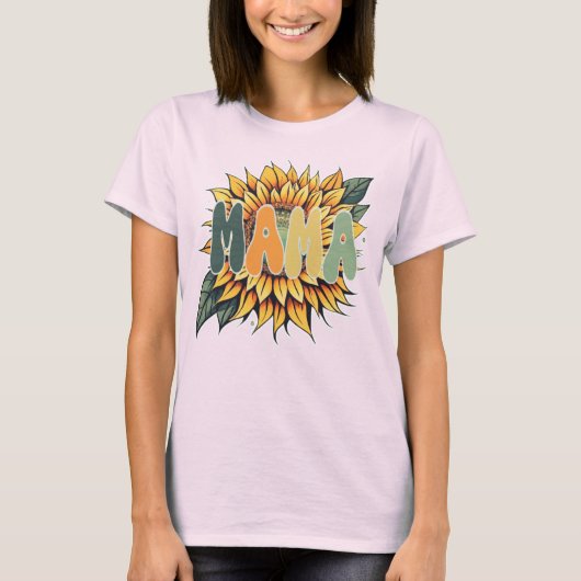 MAMA Sunflower T-shirt (Voorkant)