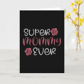 Mama - Super Mama Ooit Kaart (Gele Bloem)