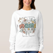 Mama Sweatshirt Stylish Mom Pullover Perfect Gift (Voorkant)