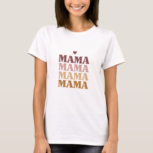 Mama T-shirt, Mama moederdag shirt, Moederdag T-shirt (Voorkant)