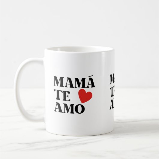 MAMA TE AMO HEART LOVE KOFFIEMOK (Links)