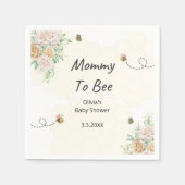 Mama te zijn honingraten bloemendoekjes baby showe servet (Voorkant)