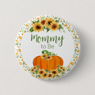 Mama te zijn Pumpkin Button - baby showers knoppen
