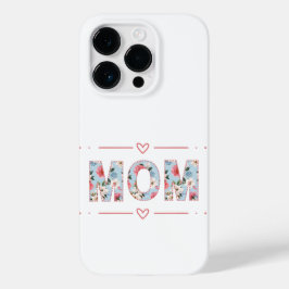 Mama Telefoonhoes – Bloemontwerp, Moederdag Gift, Case-Mate iPhone 14 Pro Hoesje