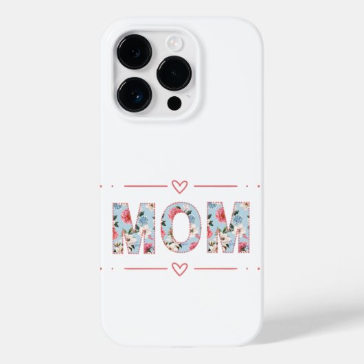Mama Telefoonhoes – Bloemontwerp, Moederdag Gift, Case-Mate iPhone Case (Achterkant)