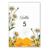 Mama Theme Honeycomb White Daisy Kaart (Voorkant)