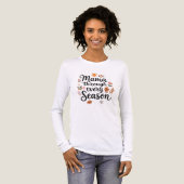 Mama through every season mom appreciation Tri-Blend shirt (Voorkant)