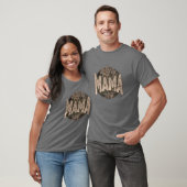 Mama Thunder Lightning Bolt Retro Moeder's T-shirt (Unisex)