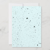 Mama Tiger Blue Boy Baby shower Invitation Kaart (Achterkant)