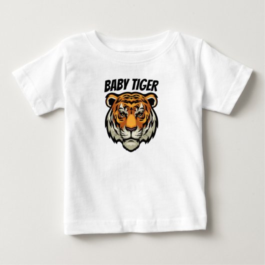 Mama Tiger Gepersonaliseerd T-Shirt (Voorkant)