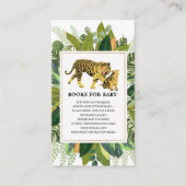 Mama Tiger Greenery Baby shower Book Request Enclo Informatiekaartje (Voorkant)