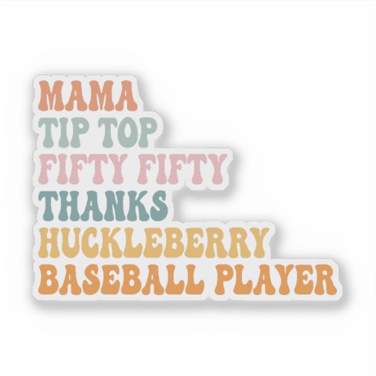 mama tip top vijftig, Icu verpleegkundige Sticker (Voorkant)