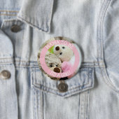 Mama to be, baby shower knop, Teddy Bears Ronde Button 7,6 Cm (In situ)