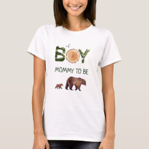 Mama To Be Boy Beer Baby shower T-shirt
