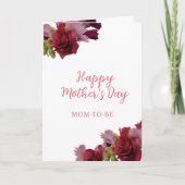 Mama to Be Floral Happy Moederdag Kaart (Voorkant)
