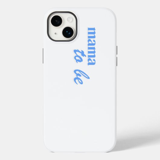 "mama to be" telefoonhoesje 14 Case-Mate iPhone case (Achterkant)