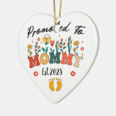 Mama-to-Be-test. 2025: De Keepsake van de Nieuwe M Keramisch Ornament (Links)