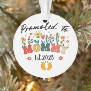 Mama-to-Be-test. 2025: De Keepsake van de Nieuwe M Ornament