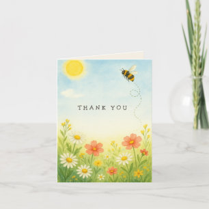 Mama to Bee Baby shower Bedankt Card