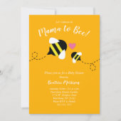 Mama to Bee Baby shower genderneutraal Kaart (Voorkant)