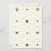 Mama to Bee Baby shower Invitation Kaart (Achterkant)