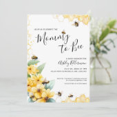 Mama to BEE Baby shower Kaart (Staand voorkant)