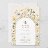 Mama to Bee Baby shower Wildflower Kaart (Voorkant)