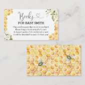 Mama to Bee Books for Baby shower Enclosure Kaart (Voorkant / Achterkant)