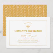 Mama to Bee Brunch Kaart (Voorkant / Achterkant)