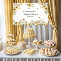 Mama to Bee Bumblebee Baby shower welkomstbanner