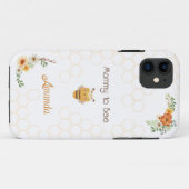 Mama to bee Cute Personalized Case-Mate iPhone Case (Achterkant (horizontaal))